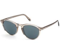 Tom Ford AURELE FT 0904 TRANSPARENT BEIGE/BLUE 50/19/145 unisex Sunglasses