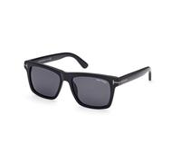 TOM FORD FT0906-N BUCKLEY-02 01A Man Sunglasses Acetate Black Grey Squared Normal
