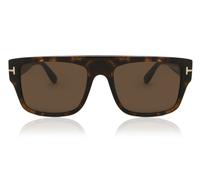 Tom Ford Square Mens Shiny Havana Brown Dunning FT0907 - One Size