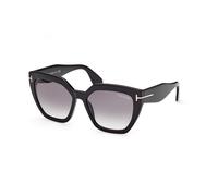 Tom Ford Square Womens Shiny Black Smoke Gradient FT0939 Phoebe - One Size