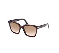 TOM FORD FT0952 SELBY 52F Woman Sunglasses Acetate Havana Brown Squared Normal Shaded
