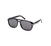 TOM FORD Man TOM FORD FT1022 ROSCO 01A Sunglasses Acetate Black Grey Squared Normal