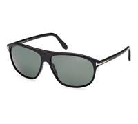 Tom Ford Sunglasses Prescott Polarised Black Green Square FT1027 TF 1027 01R