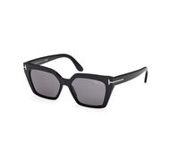 TOM FORD FT1030 WINONA 01D Woman Sunglasses Acetate Black Smoke Cat Eye Polarized