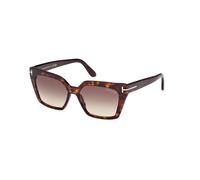 TOM FORD FT1030 WINONA 52F Woman Sunglasses Acetate Cat Eye Normal Shaded