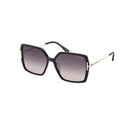 TOM FORD FT1039 JOANNA 01B Woman Sunglasses Acetate Black Grey Butterfly Normal Shaded