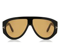 TOM FORD Man FT1044 BRONSON 01E Sunglasses Acetate Black Brown Pilot Normal
