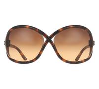 Tom Ford Sunglasses Bettina FT1068 52F Dark Tortoise Brown Gradient