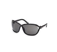 TOM FORD Woman TOM FORD FT1069 FERNANDA 01A Sunglasses Injected Black Grey Butterfly Normal
