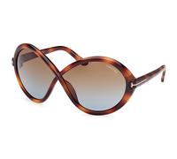 Authentic Jada Ft1070 53F Glasses - unisex - Tom Ford - Sunglasses - Brown - 68 MM - Accessories 68 MM