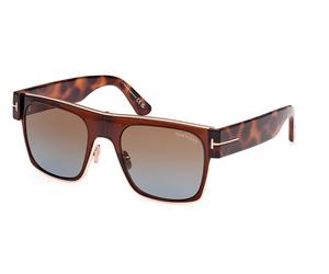 Tom Ford FT1073 EDWIN 48F Men's Sunglasses Brown Size 54