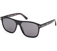 Tom Ford FT1081-N FRANCES C58 01D - Shiny Black / Shiny Black