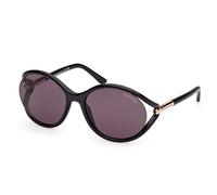 Tom Ford FT1090 MELODY 01A Womenâs Sunglasses Black Size 59