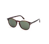 TOM FORD FT1097 LEWIS 52N Man Sunglasses Acetate Havana Green Round Normal