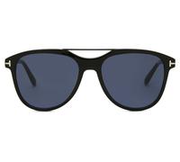 Tom Ford Womens Tom Ford Tr001830 Damian Pilot-Frame Acetate Sunglasses Black
