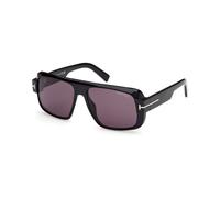 TOM FORD Man FT1101 TURNER 01A Sunglasses Acetate Black Grey Squared Normal