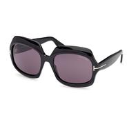 Tom Ford FT1155 REN 01A Womenâs Sunglasses Black Size 60