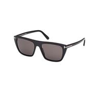 TOM FORD FT1175 ASLAN 01A Man Sunglasses Acetate Black Smoke Squared Normal
