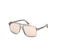 TOM FORD FT1177 KEMP 93E Man Sunglasses Acetate Green Brown Squared Normal