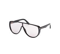 TOM FORD FT1182 ACHILLES 01A Man Sunglasses Injected Black Smoke Mask Photochromatic