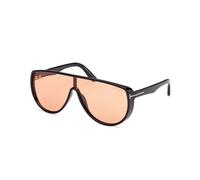 TOM FORD FT1182 ACHILLES 05E Man Sunglasses Injected Black Brown Mask Photochromatic