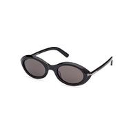 TOM FORD FT1186 CARMEN 01A Woman Sunglasses Acetate Black Smoke Round Normal