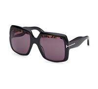 Tom Ford FT1194 AURORA 01A Womenâs Sunglasses Black Size 55