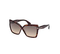 TOM FORD FT1195 FIORE 52B Woman Sunglasses Acetate Butterfly Normal