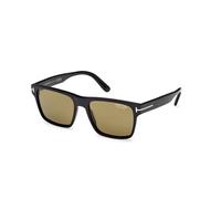 TOM FORD FT1205 CALDER 01H Man Sunglasses Acetate Black Brown Squared Polarized