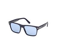 TOM FORD FT1205 CALDER 90V Man Sunglasses Acetate Blue Blue Squared Normal