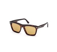 TOM FORD FT1207 LELIO 52E Man Sunglasses Acetate Havana Giallo Squared Normal