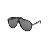 TOM FORD FT1211 VLADIMIR 01N Man Sunglasses Acetate Black Green Pilot Normal