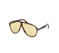 TOM FORD FT1211 VLADIMIR 52E Man Sunglasses Acetate Havana Giallo Pilot Photochromatic