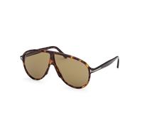 TOM FORD FT1211 VLADIMIR 52N Man Sunglasses Acetate Havana Verde Pilot Normal