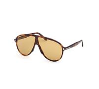 TOM FORD FT1211 VLADIMIR 53E Man Sunglasses Acetate Havana Brown Pilot Normal