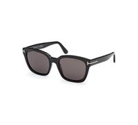 TOM FORD Woman FT1216 HAYLAY 01A Sunglasses Acetate Black Smoke Squared Normal