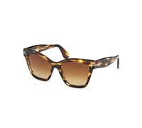 TOM FORD FT1217 ELVIRA 55F Woman Sunglasses Acetate Havana Brown Butterfly Normal