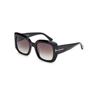 TOM FORD FT1220 CARLA-02 01B Woman Sunglasses Acetate Black Smoke Squared Normal