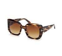 Tom Ford FT1220 CARLA-02 55F Womenâs Sunglasses Tortoiseshell Size 52