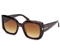 Tom Ford FT1220/S 52F Women's Sunglasses Brown / Tortoise Brown 52mm