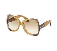 Tom Ford FT1222 JERRY 41F Women’s Sunglasses Yellow Size 60