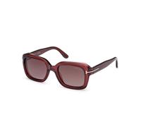 TOM FORD FT1283 NATALIA-02 69T Woman Sunglasses Acetate Bordeaux Bordeaux Squared Normal
