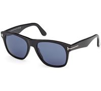 Tom Ford FT1284 MARLON-02 C55 01V - Shiny Black / Shiny Black