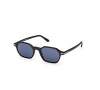TOM FORD FT1301 JOEY-02 01V Man Sunglasses Acetate Black Blue Geometric Normal