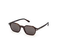TOM FORD FT1301 JOEY-02 52A Man Sunglasses Acetate Havana Smoke Geometric Normal