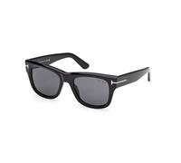 TOM FORD FT1304 FINN-02 01D Man Sunglasses Acetate Black Smoke Squared Polarized