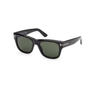 TOM FORD FT1304 FINN-02 01N Man Sunglasses Acetate Black Green Squared Normal