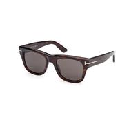 TOM FORD FT1304 FINN-02 52A Man Sunglasses Acetate Havana Smoke Squared Normal