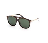 TOM FORD FT1306 SAM-02 52N Unisex Sunglasses Acetate Havana Green Squared Normal