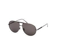 TOM FORD FT1308 LOU-02 08A Unisex Sunglasses Metal Gunmetal Smoke Pilot Normal
